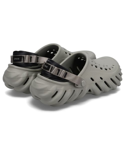 crocs(クロックス)/ クロックス crocs サンダル クロッグサンダル エコー メンズ レディース ECHO CLOG ブラック アイボリー グレー 黒 207937/img04