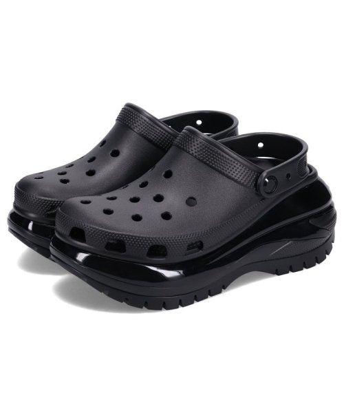 crocs(クロックス)/クロックス crocs サンダル クロッグサンダル メガ クラッシュ メンズ レディース 厚底 MEGA CRUSH CLOG ブラック 黒 207988/img08