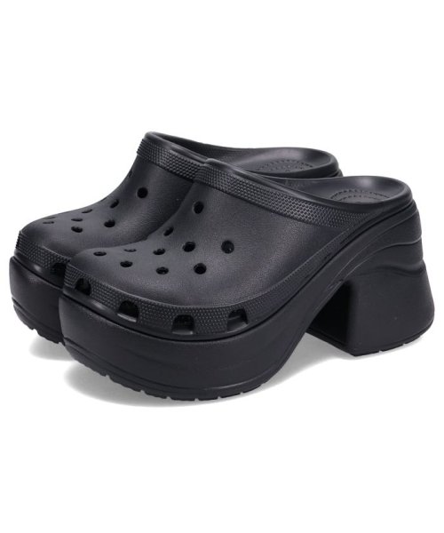 クロックス crocs サンダル クロッグサンダル サイレン レディース 厚底 ハイヒール SIREN CLOG ブラック 黒 208547 人気・おすすめ｜使いやすい・旅行におすすめ 品質保証 全国発送 正規品・日本国内発送・安心保証付き