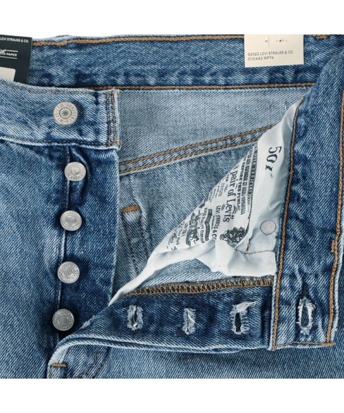 Levi's(リーバイス)/リーバイス LEVIS 501 デニム パンツ ジーンズ ジーパン レディース ストレート CROP WORN IN ミディアム インディゴ 36200－023/img05