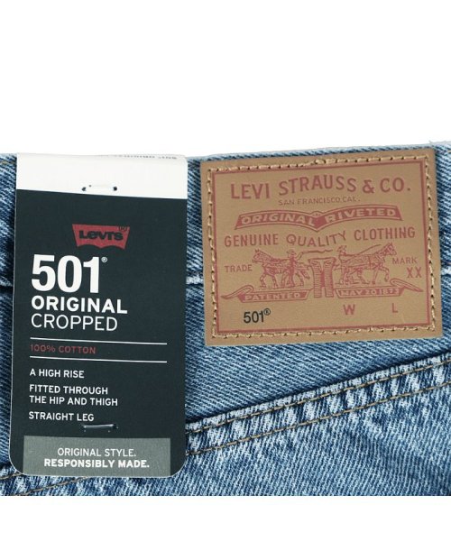 Levi's(リーバイス)/リーバイス LEVIS 501 デニム パンツ ジーンズ ジーパン レディース ストレート CROP WORN IN ミディアム インディゴ 36200－023/img07