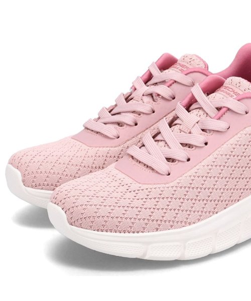 SKECHERS(スケッチャーズ)/スケッチャーズ SKECHERS スニーカー ボブス ビー フレックス クイック ピボット レディース BOBS B FLEX QUICK PIVOT ピンク /img04