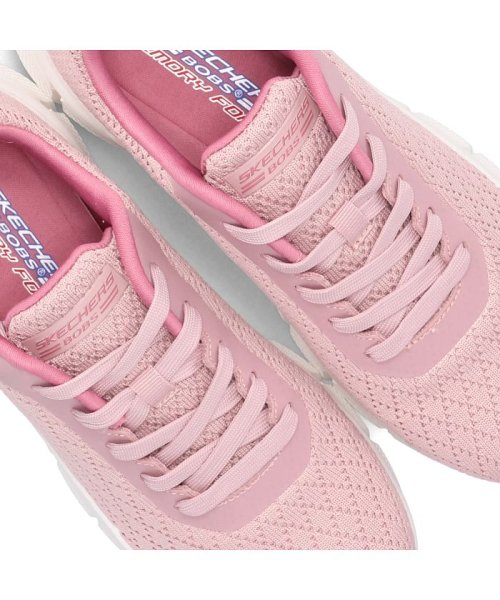 SKECHERS(スケッチャーズ)/スケッチャーズ SKECHERS スニーカー ボブス ビー フレックス クイック ピボット レディース BOBS B FLEX QUICK PIVOT ピンク /img06