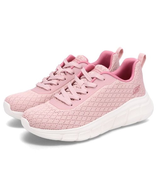 SKECHERS(スケッチャーズ)/スケッチャーズ SKECHERS スニーカー ボブス ビー フレックス クイック ピボット レディース BOBS B FLEX QUICK PIVOT ピンク /img08