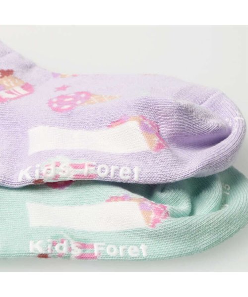 Kids Foret(キッズフォーレ)/【子供服】 Kids Foret (キッズフォーレ) アイス柄アンクルソックス・靴下 14cm～20cm B33313/img04