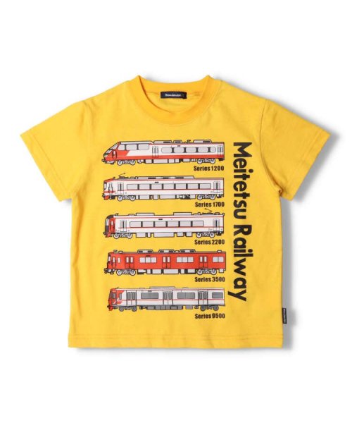 moujonjon(ムージョンジョン)/【子供服】 moujonjon (ムージョンジョン) 日本製 名鉄電車プリント半袖Tシャツ 90cm～130cm F32806/img01