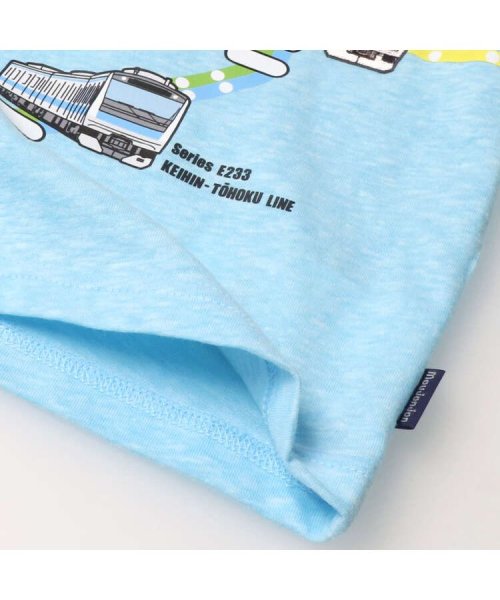 moujonjon(ムージョンジョン)/【子供服】 moujonjon (ムージョンジョン) 日本製在来線電車路線図半袖Tシャツ 90cm～130cm F32811/img06