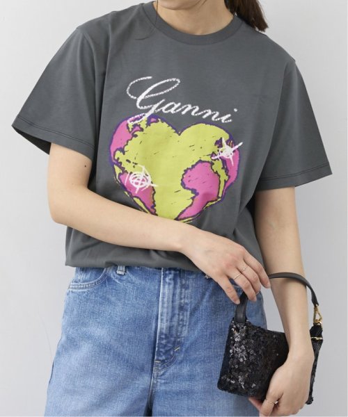 U by Spick&Span(ユーバイ　スピック＆スパン)/【GANNI / ガニー】 Basic Jersey Heart Relaxed Tee/img01