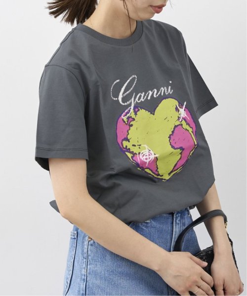 U by Spick&Span(ユーバイ　スピック＆スパン)/【GANNI / ガニー】 Basic Jersey Heart Relaxed Tee/img02