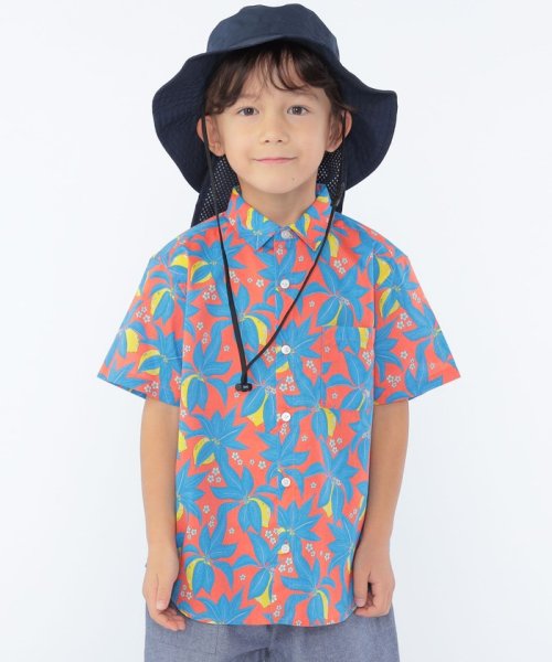 SHIPS KIDS(シップスキッズ)/SHIPS KIDS:100～130cm / リバティ プリント 半袖 シャツ/img12