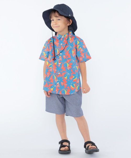 SHIPS KIDS(シップスキッズ)/SHIPS KIDS:100～130cm / リバティ プリント 半袖 シャツ/img16