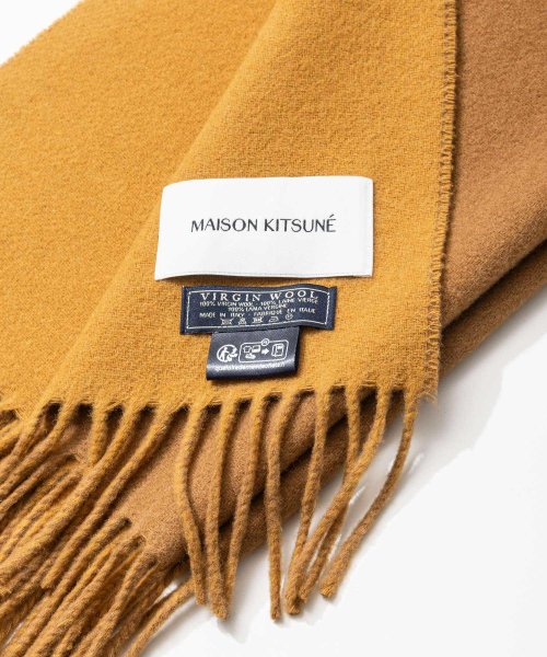 MAISON KITSUNE(メゾンキツネ)/メゾンキツネ MAISON KITSUNE LW06201WA0018 スカーフ FOX HEAD PATCH SCARF メンズ フォックスヘッド パッチ マ/img04