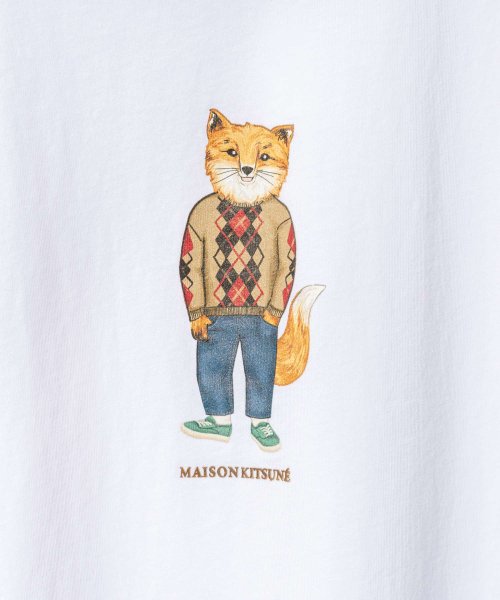 MAISON KITSUNE(メゾンキツネ)/メゾンキツネ MAISON KITSUNE LM00111KJ0008 Tシャツ DRESSED FOX REGULAR TEE SHIRT レディース 半袖 /img06