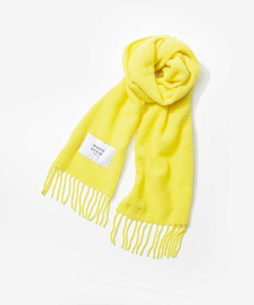 MAISON KITSUNE(メゾンキツネ)/メゾンキツネ MAISON KITSUNE LW06206WA0022 スカーフ BABY ALPACA PLAIN SCARF メンズ マフラー ウール プレ/img08