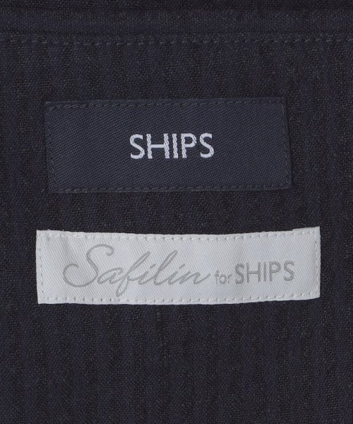 SHIPS MEN(シップス　メン)/SHIPS:〈手洗い可能/セットアップ対応〉サフィラン リネン ソロ サッカー ジャケット/img25