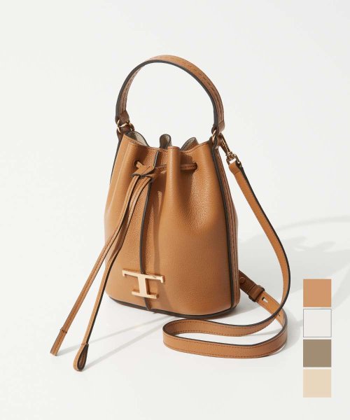 トッズ TODS XBWTSAQ0000 Q8E ショルダーバッグ AMANDA レディース バッグ バケットバッグ レザー マイクロ ハンドバッグ Tタイム LIGHT 長さ また