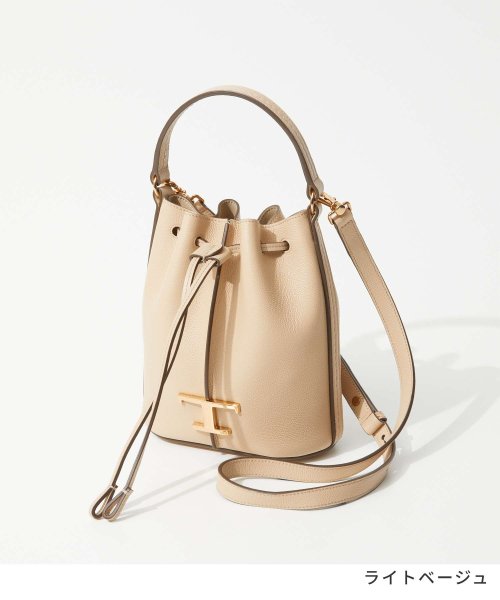 トッズ TODS XBWTSAQ0000 Q8E ショルダーバッグ AMANDA レディース バッグ バケットバッグ レザー マイクロ ハンドバッグ Tタイム LIGHT 長さ また