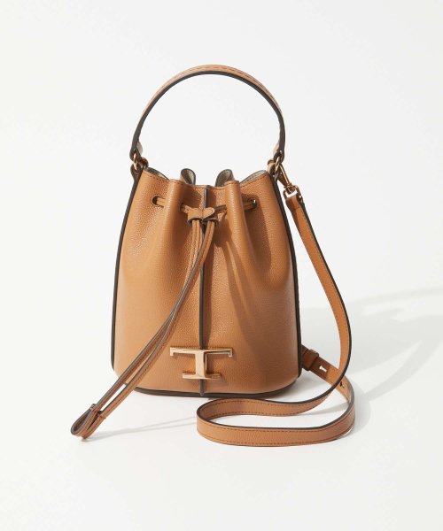 トッズ TODS XBWTSAQ0000 Q8E ショルダーバッグ AMANDA レディース バッグ バケットバッグ レザー マイクロ ハンドバッグ Tタイム LIGHT 長さ また