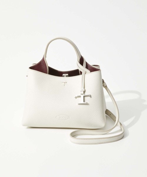 TODS(トッズ)/トッズ TOD'S XBWAPAEL000 QRI  ショルダーバッグ FLORIDA DOUBLE レディース バッグ レザー ハンドバッグ マイクロ Tタイ/img01