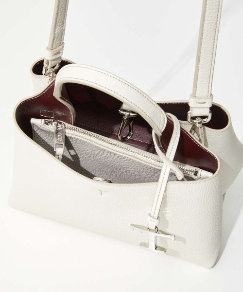 TODS(トッズ)/トッズ TOD'S XBWAPAEL000 QRI  ショルダーバッグ FLORIDA DOUBLE レディース バッグ レザー ハンドバッグ マイクロ Tタイ/img08