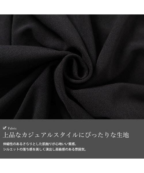 GOLD JAPAN(ゴールドジャパン)/大きいサイズ レディース ビッグサイズ 深Vネックバックスリットジャンパースカート/img05