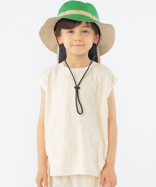 SHIPS KIDS(シップスキッズ)/SHIPS KIDS:100～130cm / パイル ジャカード ノースリーブ TEE/img01