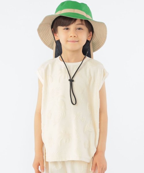 SHIPS KIDS(シップスキッズ)/SHIPS KIDS:100～130cm / パイル ジャカード ノースリーブ TEE/img02