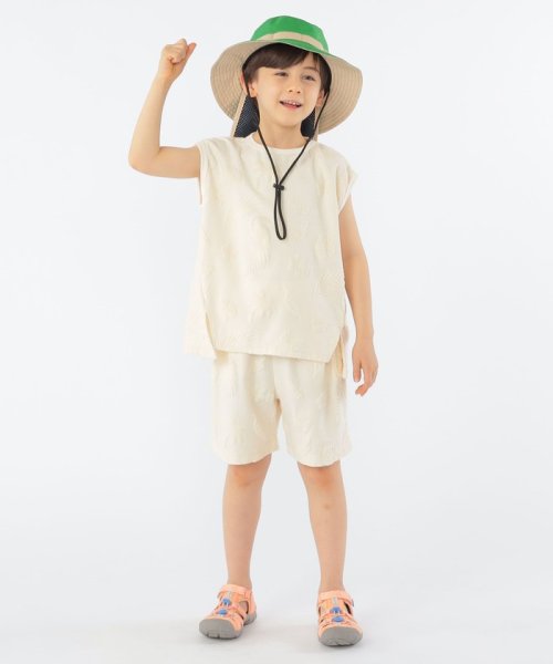 SHIPS KIDS(シップスキッズ)/SHIPS KIDS:100～130cm / パイル ジャカード ノースリーブ TEE/img04