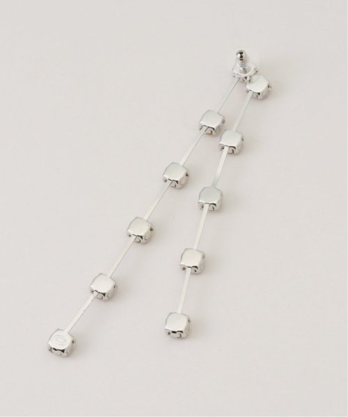 【Kenneth Jay Lane/ケネス ジェイ レーン】2row drop pierced earri：ピアス ジェイ Kenneth Jay Lane/ケネス レーン