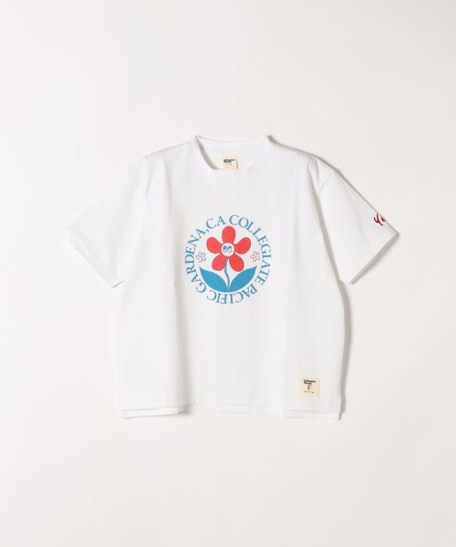 SHIPS any WOMEN(シップス　エニィ　ウィメン)/【SHIPS any別注】Collegiate Pacific:〈洗濯機可能〉V ガゼット プリント Tシャツ 24SS/img15