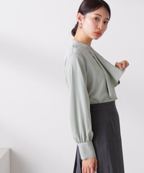 N Natural Beauty Basic(エヌナチュラルビューティベーシック)/ボウタイ風とろみブラウス 24SS/img38