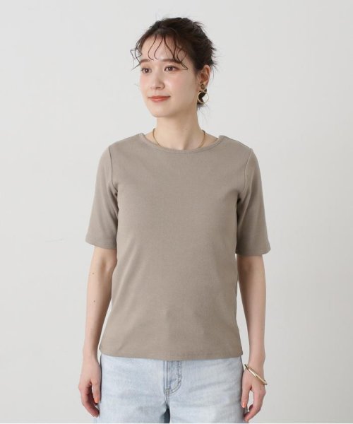 N Natural Beauty Basic(エヌナチュラルビューティベーシック)/テレコハーフスリーブＴシャツ/img23