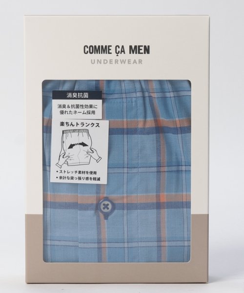 COMME CA MEN(コムサメン)/コムサメン　チェック　ストレッチトランクス/img03