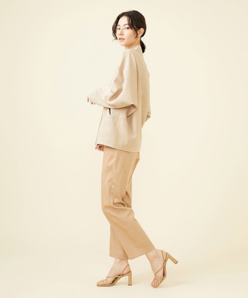 テンセルデニムストレートパンツ