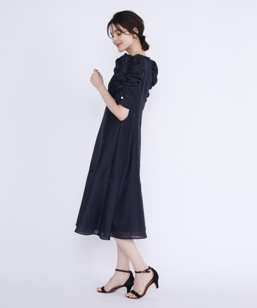 《M Maglie le cassetto》ギャザースリーブワンピース Maglie le