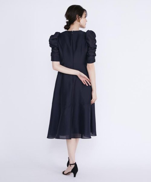 《M Maglie le cassetto》ギャザースリーブワンピース Maglie le