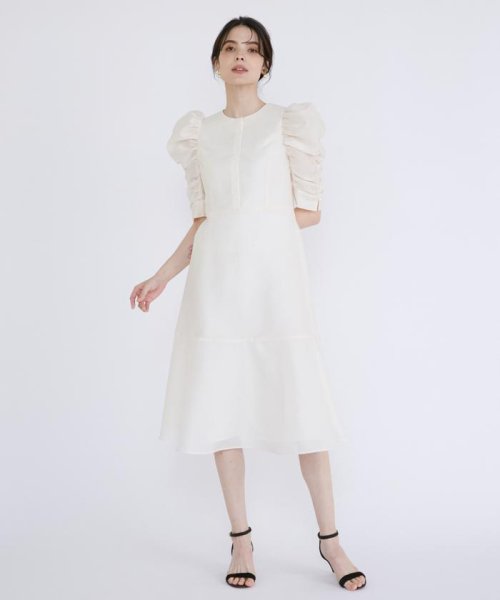 《M Maglie le cassetto》ギャザースリーブワンピース Maglie le