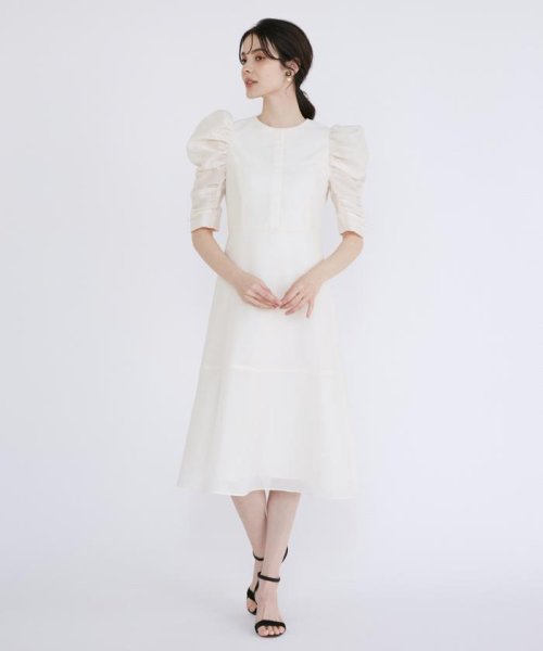 《M Maglie le cassetto》ギャザースリーブワンピース Maglie le