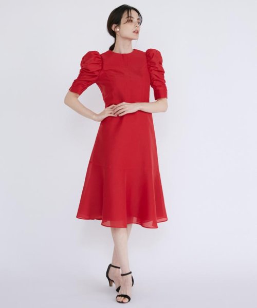 《M Maglie le cassetto》ギャザースリーブワンピース Maglie le