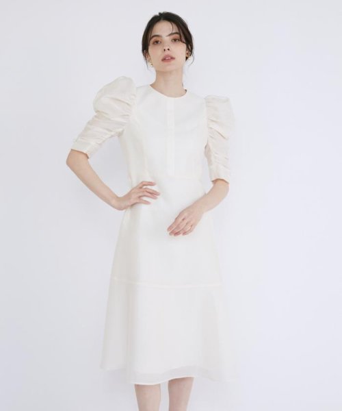 《M Maglie le cassetto》ギャザースリーブワンピース Maglie le
