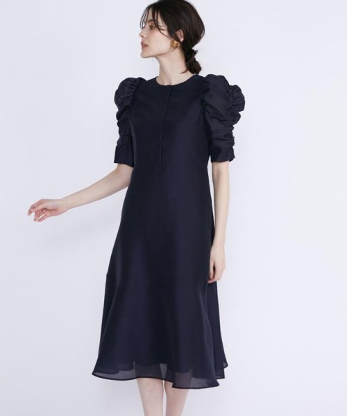 《M Maglie le cassetto》ギャザースリーブワンピース Maglie le