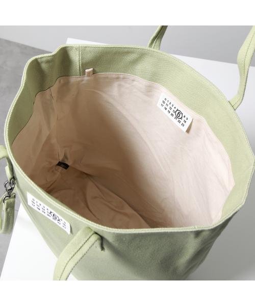 MM6 トートバッグ SB5WC0011 P6415 ラージ キャンバス MM6 トートバッグ SB5WC0011 P6415 ラージ