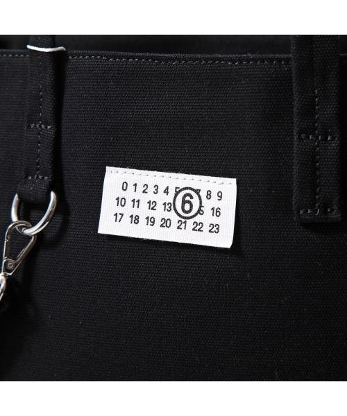 MM6 トートバッグ SB5WC0011 P6415 ラージ キャンバス MM6 トートバッグ SB5WC0011 P6415 ラージ