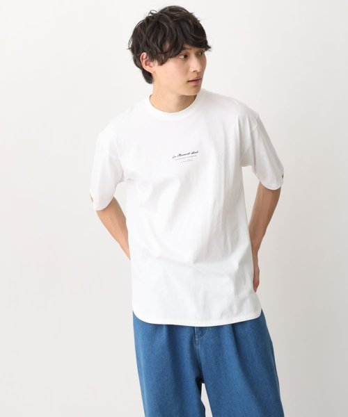 a.v.v (MEN)(アー・ヴェ・ヴェメンズ)/【レイヤードに最適】ミニロゴＴシャツ/img09