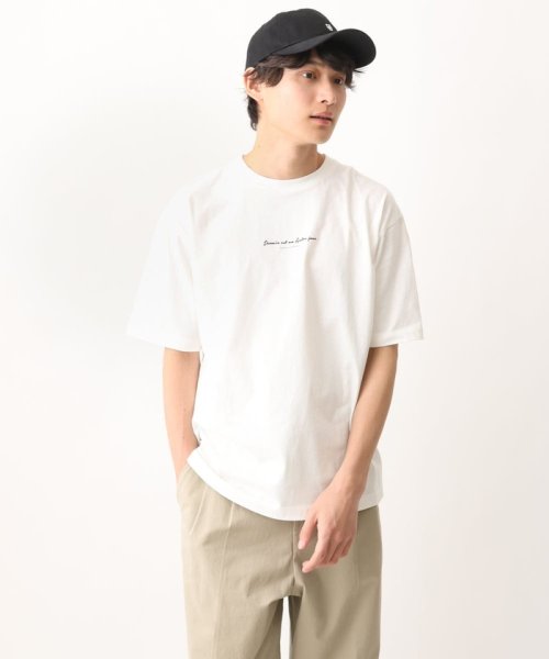 a.v.v (MEN)(アー・ヴェ・ヴェメンズ)/【接触冷感】ミニロゴセミワイドシルエットTシャツ/img28