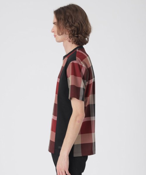 【一部店舗限定】ハイゲージダンボールチェックTシャツ プリント