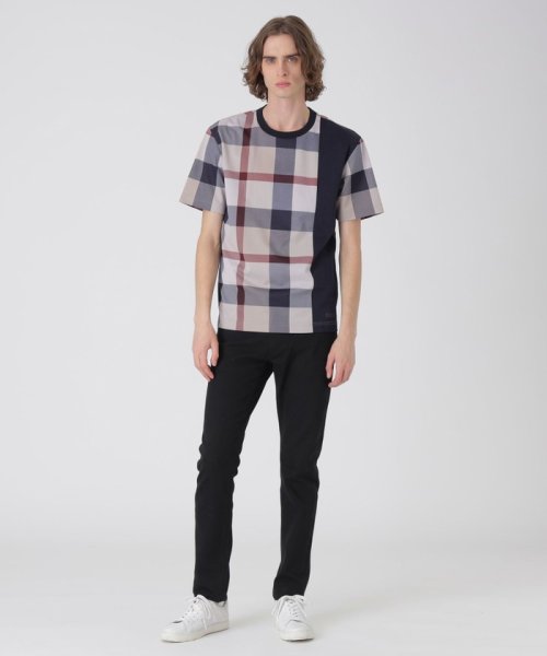 【一部店舗限定】ハイゲージダンボールチェックTシャツ プリント