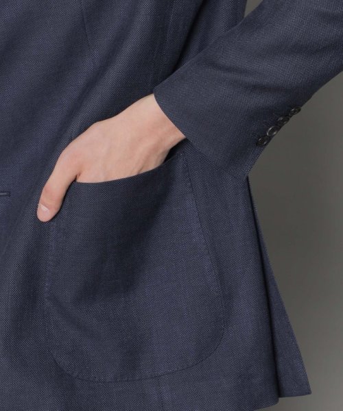 【NEW BRIDGE】 【Loro Piana/ロロ・ピアーナ】SUMMERTIME ドビー無地ジャケット NEW BRIDGE ピアーナ