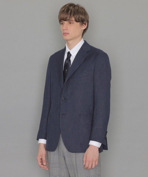 【NEW BRIDGE】 【Loro Piana/ロロ・ピアーナ】SUMMERTIME ドビー無地ジャケット NEW BRIDGE ピアーナ