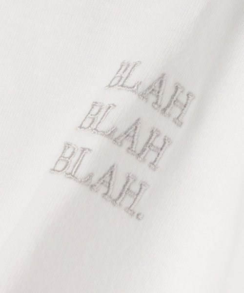 SHIPS any MEN(シップス　エニィ　メン)/SHIPS any: BLAH BLAH BLAH.ワンポイント 刺繍 ルーズ Tシャツ (ロンT)◆/img51